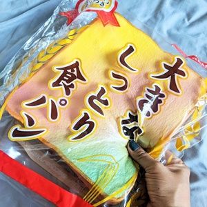 SOLD 🌈 SUPER JUMBO JAPAN TOAST SQUISHY BREAD new